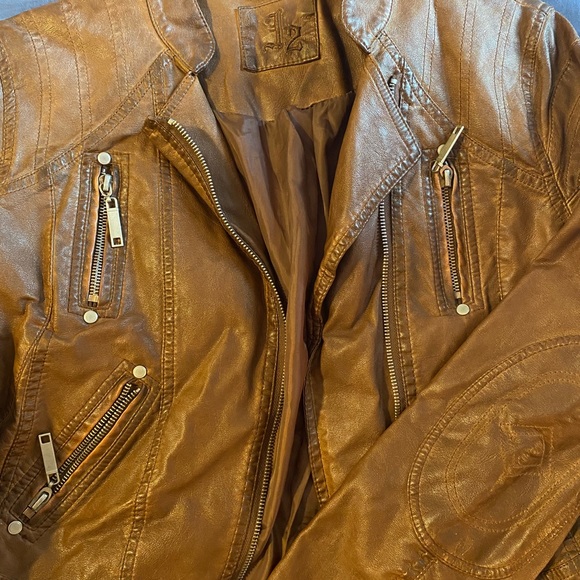 Faux Leather Jacket - Picture 2 of 4